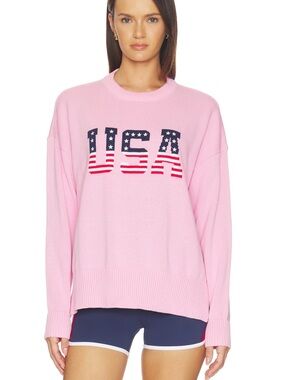 Beach Riot Callie Sweater in Prism Pink